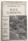 1973 HANDBOOK ON ROCK GARDENS  - Brooklyn Botanic Garden Record - Vintage Book 