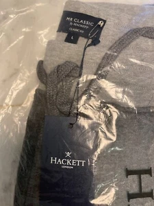 Hackett London Men's Classic logo sweat joggers track in Grey/Charcoal RRP £79