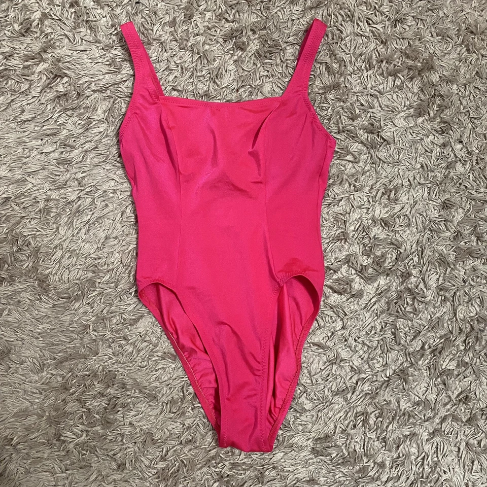 Traje de baño de una pieza rosa Jag Barbie vintage para mujer talla pequeña Foto 1 de 4