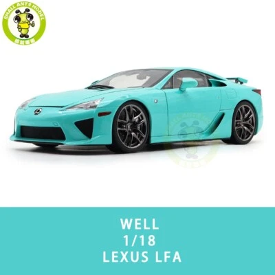 1/18 WELL LEXUS LFA Blue Diecast Model Toy Car Gifts For Friends Father - Image 1 of 4