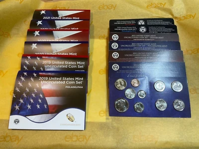 Juegos de monedas sin circular 2020 2021 2022 2023 2024 Estados Unidos Mint Foto 1 de 4