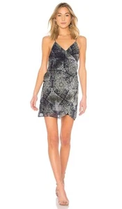 Mini Vestido HAUTE HIPPIE Cassie El Alquimista Medallón Sobrepelliz Envolvente Seda 8 $395 - Imagen 1 de 11