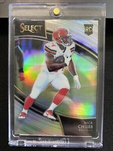 2018 Select Nick Chubb Silver Prizm Field Level Rookie RC #297 Browns RB1!