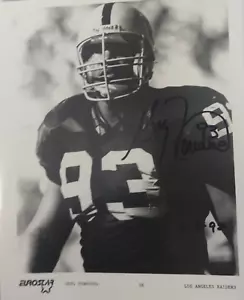 Foto firmada/autógrafa de Greg Townsend #93 Oakland La Raiders (no enmarcada). - Imagen 1 de 4