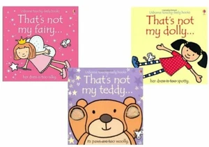 NEW SEALED SET of 3 USBORNE THAT'S NOT MY (GIRLS PACK) MERMAID FAIRY DOLLY - Foto 1 di 1