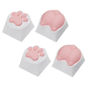  4 Pcs Katzenklauenschlüsselcap Mechanische Tastaturschlüsselkaps Tastenkappe - Bild 1 von 12