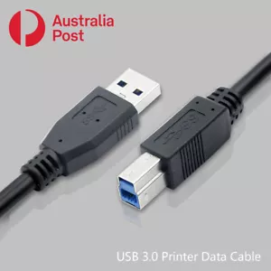 High Speed USB 3.0 Type A Male To B Male Printer Cable 0.5m/1m/2m/3m/5m - Picture 1 of 5