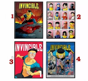 Invincible Season 2 Animated Superhero Poster - Poster Wall Decor - Picture 1 of 5