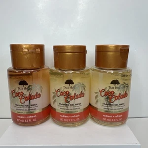 3x Tree Hut Coco Colada schäumendes Gel Waschmittel (strahlend + erfrischend) 3,3 flüssige Unzen Reise - Bild 1 von 5