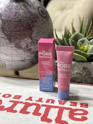 Benefit The POREfessional Matte Primer • Minimizes Pores 0.1 fl oz / 3ml • NIB