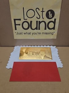 GOLDEN 10000 WON KOREA BANKNOTE 24 KARAT GOLDEN BILL COLLECTIBLE GIFT MONEY PICS - Picture 1 of 3