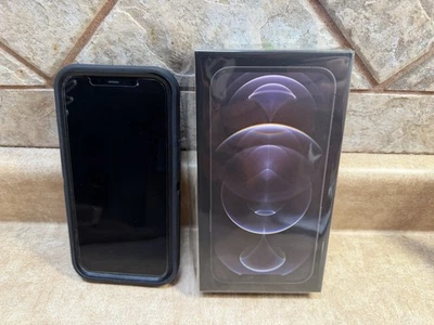 APPLE IPHONE 12 PRO MAX GRAPHITE 256GB VERIZON WIRELESS & OTTERBOX DEFENDER - Image 1 of 4