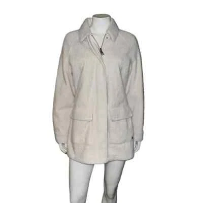 Calvin Klein Mujer Camisa con Cinturón Chaqueta Marfil Falta Cinturón Mediano Nuevo con Etiquetas Nuevo con Etiquetas Foto 1 de 4