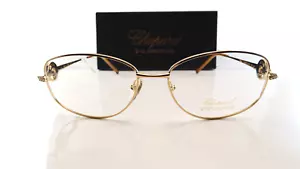 CHOPARD VCH579S 23KT GP Eyeglass Frame Goggles Eyeglasses NEW - Picture 1 of 6