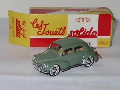 RENAULT 4 CV - green - SOLIDO / HACHETTE - Photo 1/3