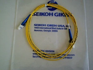 Cable de conexión de fibra Seikoh Giken 2M LC/UPC a LC/UPC cable puente SM 2,0 mm simple - Imagen 1 de 2