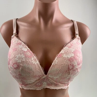 Victoria's Secret Body by Victoria No Wire Maternity Nursing Bra  Pink 34DD NWT - Image 1 of 4