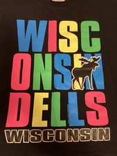 Wisconsin Dells Black Multi Color T- Shirt 6/8