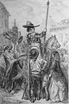 ESPAGNE - TAUROMACHIE (CORRIDA), LE PICADOR CALDERON -Gravure 19e (Gustave Doré) - Photo 1/3