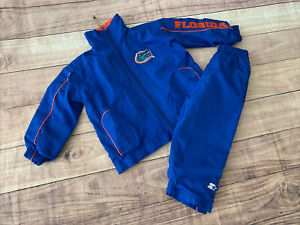 Baby Boy Vintage Starter Blue Florida Gators Outfit Sweat Suit Windbreaker 24M
