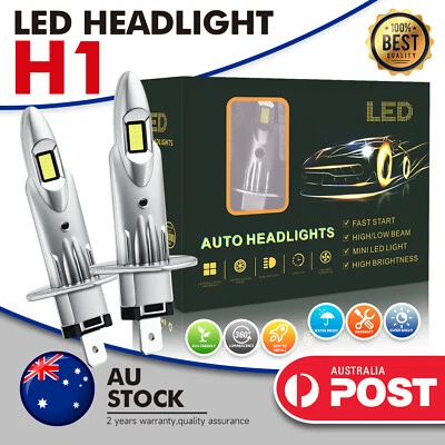LED For Honda S （2000 2000-2009） Headlight Kit H1 6000K White Bulbs HIGH Beam - image 1 of 4