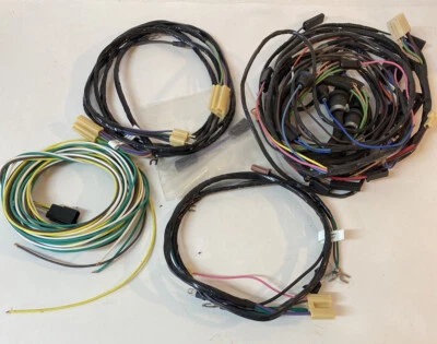 Chevy 1955 camioneta pickup 6 cilindros transmisión manual motor cableado arnés hecho en EE. UU. Foto 1 de 4