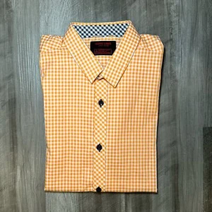 Jared Lang After Hours Slim Fit Short Sleeve Button Down - Medium - Bild 1 von 6