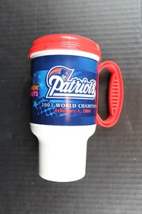 New England Patriots 2003 World Champions Dunkin Donuts Travel Mug 20 oz Whirley - Picture 1 of 6