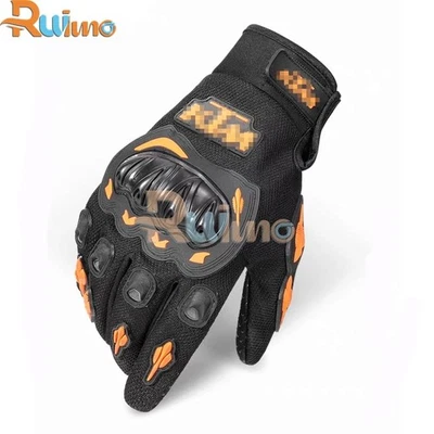Motorcycle Riding Gloves Anti-Slip And Breathable Racing For KTM Orange Gloves - image 1 of 4