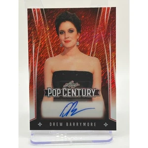 2025 Leaf Metal Pop Century Drew Barrymore Red Shimmer Auto 1/2 SSP ET Scream - Picture 1 of 2