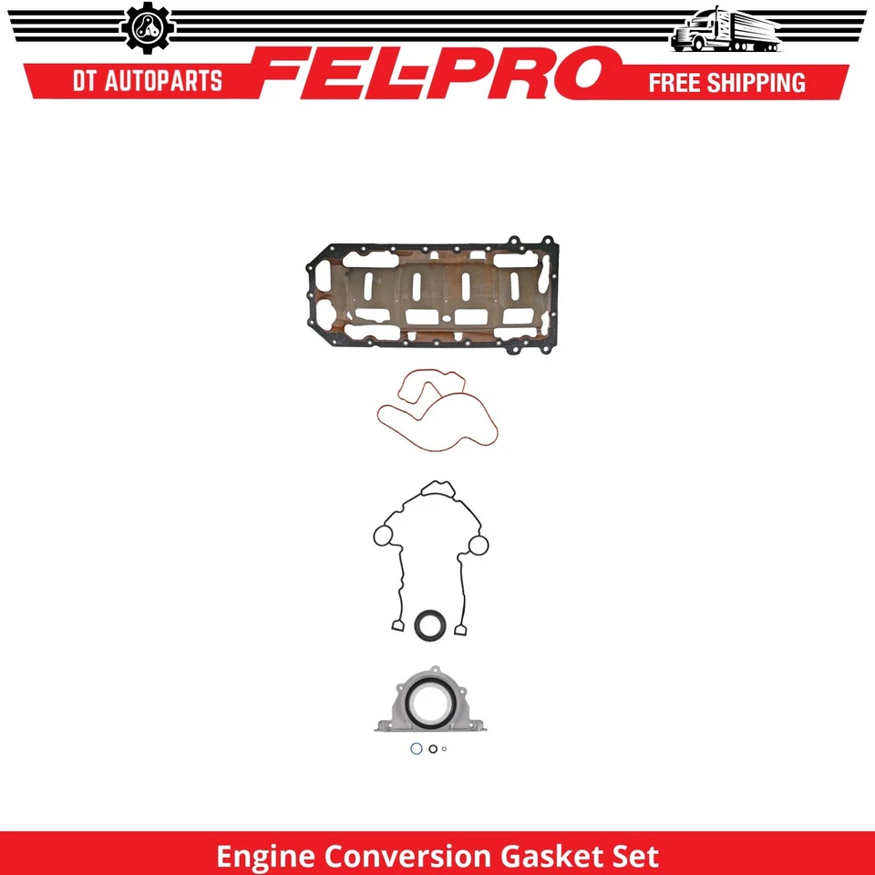 Juego de juntas de conversión de motor V8 Fel-Pro 2012 para Dodge Challenger 2011-2020 6,4 L Foto 1 de 1
