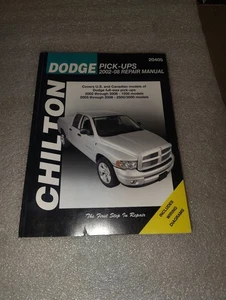Dodge Pick-Ups 2002-08 Repair Manual by John A Wegmann 2009 Illustrated - Picture 1 of 5