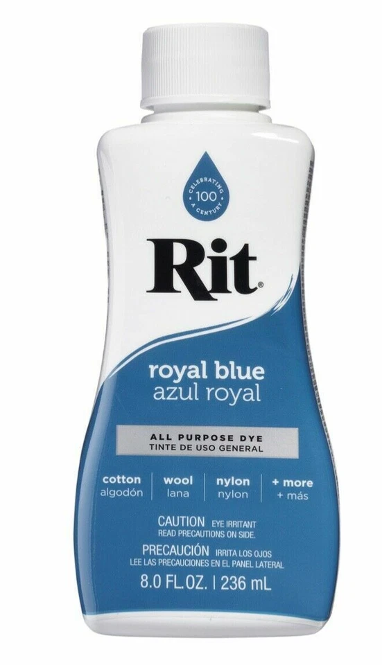 Tinte líquido multiusos Rit, azul real, 8 fl oz Foto 1 de 1