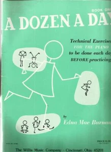 A Dozen A Day #2 Technical Exercises For Piano Children's Easy Piano Instruction - Picture 1 of 1