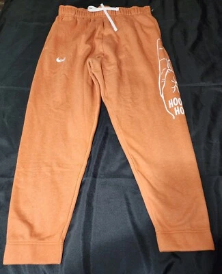 Nike Texas Longhorns Fútbol NCAA Polar Quemado Jogger Pantalones Gancho’em Unisex Talla L Foto 1 de 4