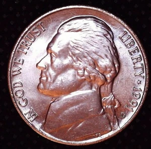 1991-D Jefferson Nickel Uncirculated 5(C) Complete Full Steps BU - Picture 1 of 2