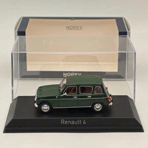 Norev 1/43 Renault R4 1974 Dark Green Quatrelle Diecast Models Car Collection - Picture 1 of 8
