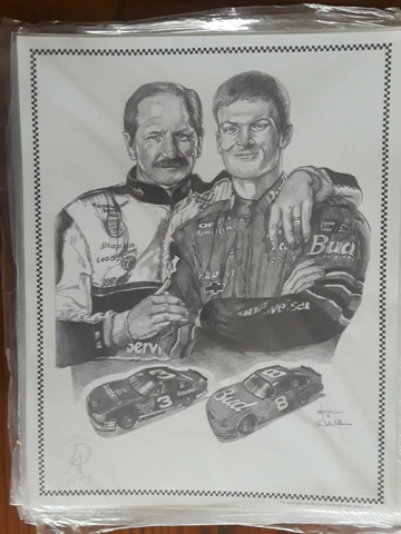NASCAR Lithographs - Limited Edition Collectors Series - By Artist Dale Adkins Cover
