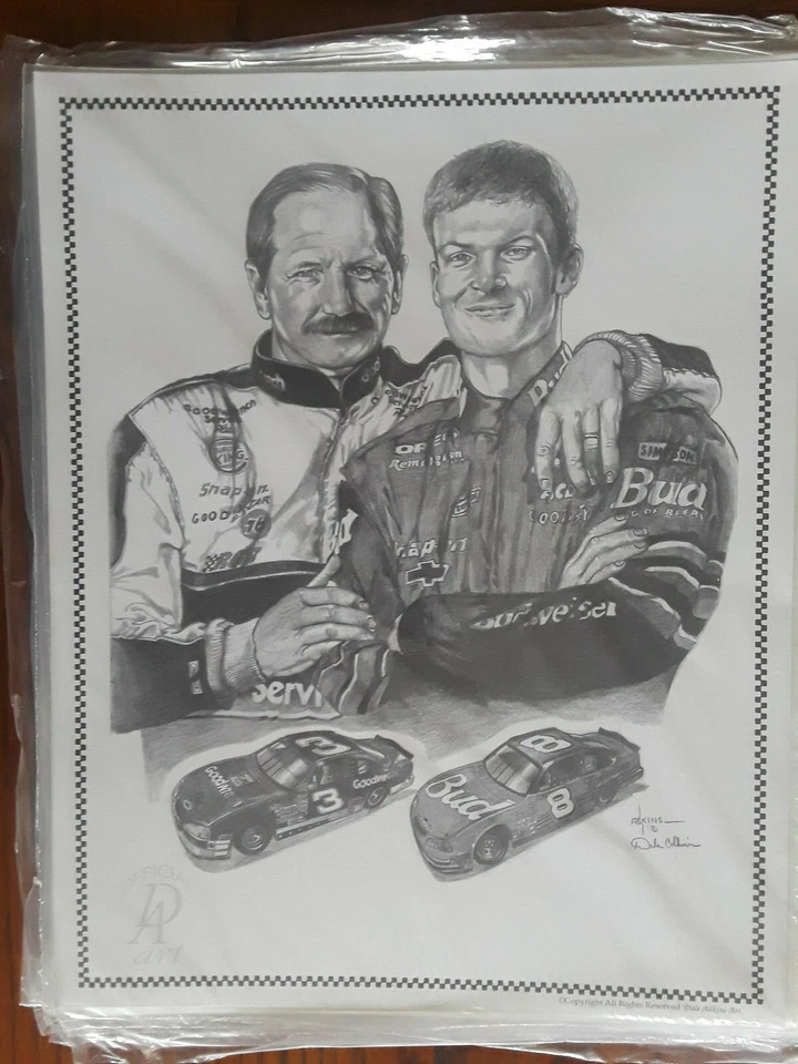 Litografías NASCAR - Serie Coleccionistas Edición Limitada - Por el Artista Dale Adkins Foto 1 de 1