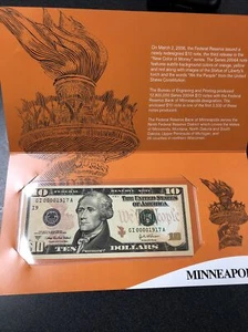 SERIES 2004 A - $10 NOTE MINNEAPOLIS - Picture 1 of 2