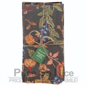 Sur La Table Persimmon Floral Napkins, Set of 4 - 20 x 20, Set of 4 MSRP $60 - Picture 1 of 2