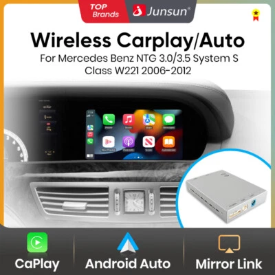 Mercedes Benz S Klasse W221 W216 Wireless Carplay Android Auto für NTG3.0 NTG3.5 - Bild 1 von 4
