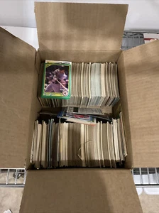 Box of 80s Baseball/Football/Nhl Cards - Picture 1 of 3