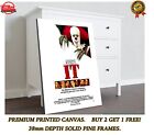 IT Stephen King Horror Movie Large CANVAS Art Print Gift A0 A1 A2 A3 A4