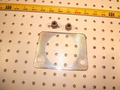 Jaguar XJ6 Serie 1 Consola Delantera Ventilación Trasera Metal Plateado Trasero OEM 1 Cubierta/Tuercas Foto 1 de 4