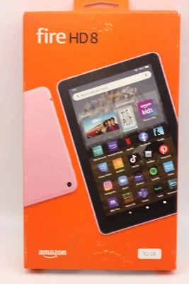 Amazon Fire HD 8 (12th Generation) 32GB, Wi-Fi, 8" Tablet - Rose Pink - Image 1 of 2