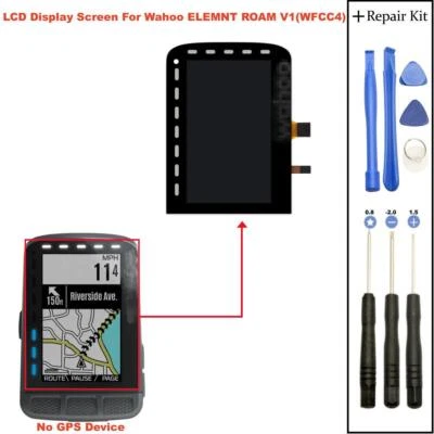 LCD Display Screen For Wahoo Elemnt Roam V1 (WFCC4) Bicycle GPS ANT+ Computer BN - Image 1 of 4