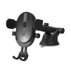 Suction Cup Dual-Bracket Car Holder with Auto Lock