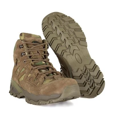 Teesar SQUAD MULTICAM side zipped boots camping hiking trekking combat footwear - Image 1 of 4