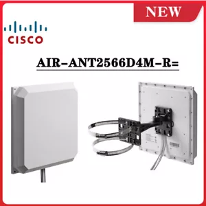 Cisco AIR-ANT2566D4M-R Aironet Dual Band Directional Antenna New Sealed 2.4/5Ghz - Afbeelding 1 van 2